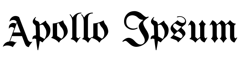 Apollo Ipsum